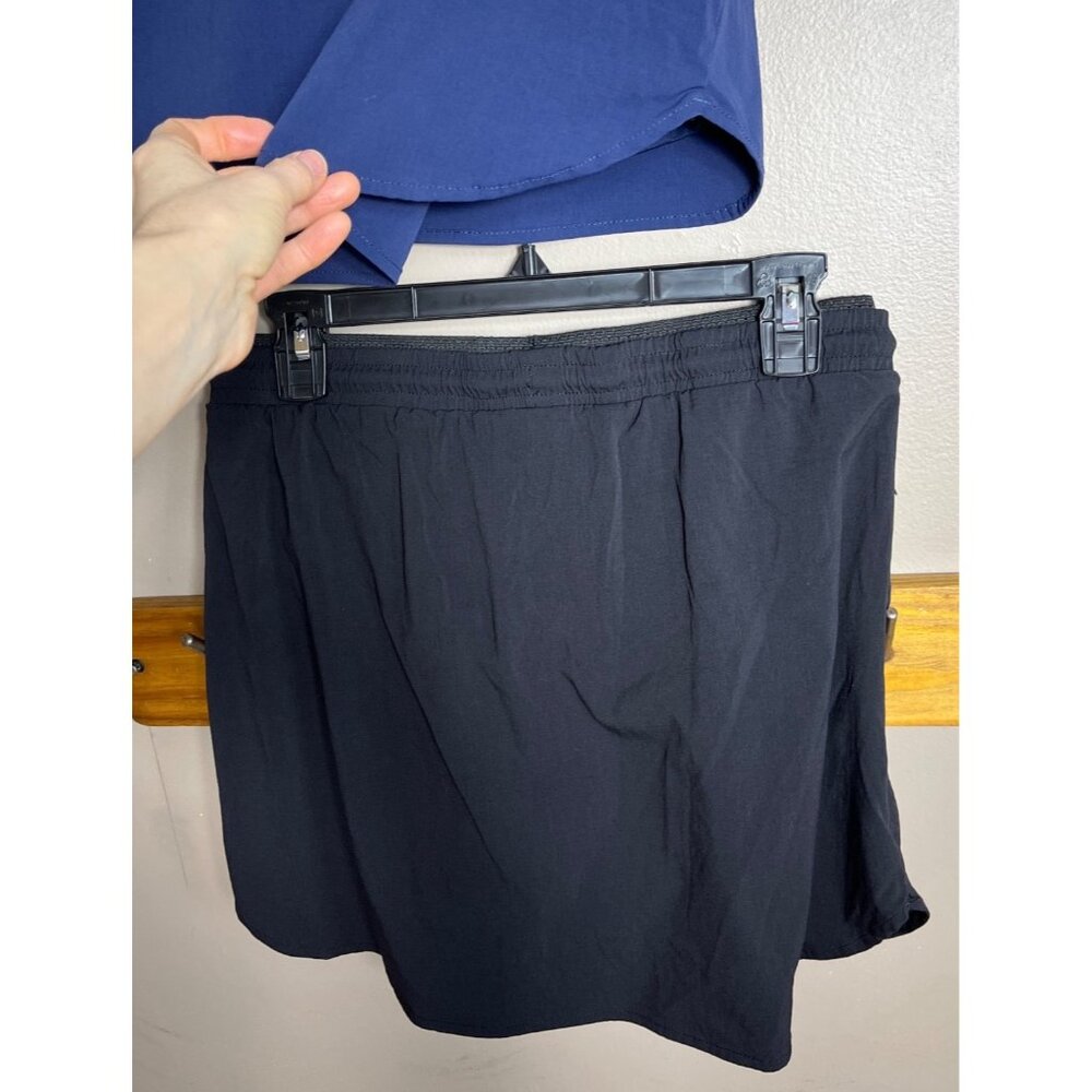 Skorts Bundle 2 Woven Trek Performance Athleisure Black Navy Sportswear Women M - Picture 11 of 12